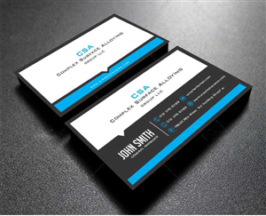 Business Card Design by AwsomeD for CSA GROUP LLC. | Design: #3746573