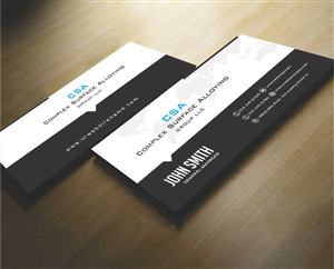 Business Card Design by AwsomeD for CSA GROUP LLC. | Design: #3746575