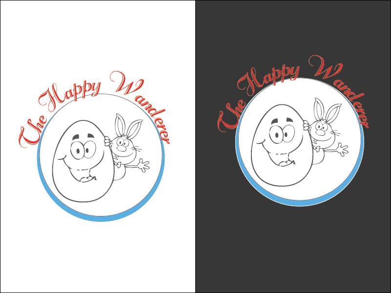 Logo Design by somu for The Happy Wanderer | Design #3745370