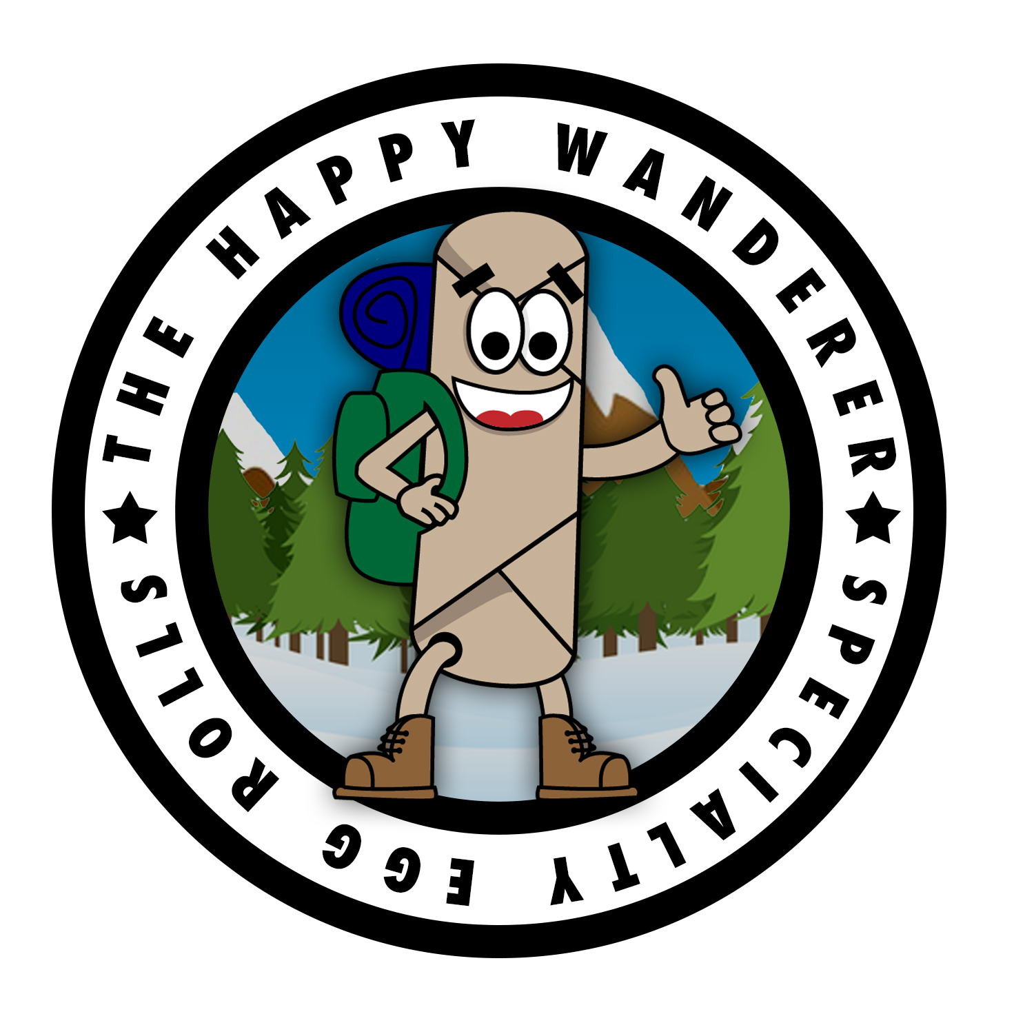 Logo Design by Grvphic Dxsign for The Happy Wanderer | Design #3782509