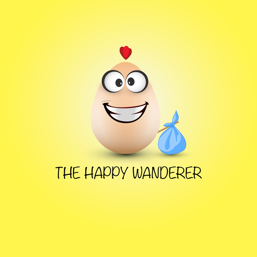 Logo Design by Amnesiaco for The Happy Wanderer | Design #3772597