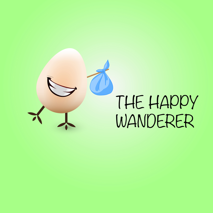 Logo Design by Amnesiaco for The Happy Wanderer | Design #3772602