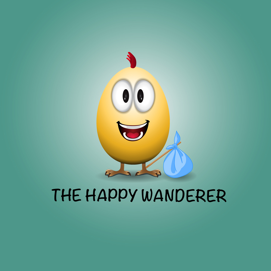 Logo Design by Amnesiaco for The Happy Wanderer | Design #3772607