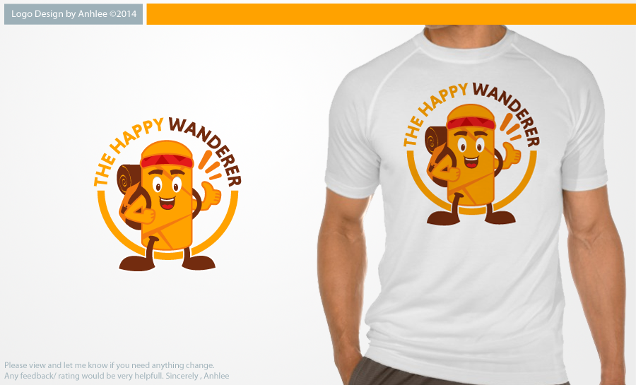 Logo Design by Anhlee for The Happy Wanderer | Design #3755620