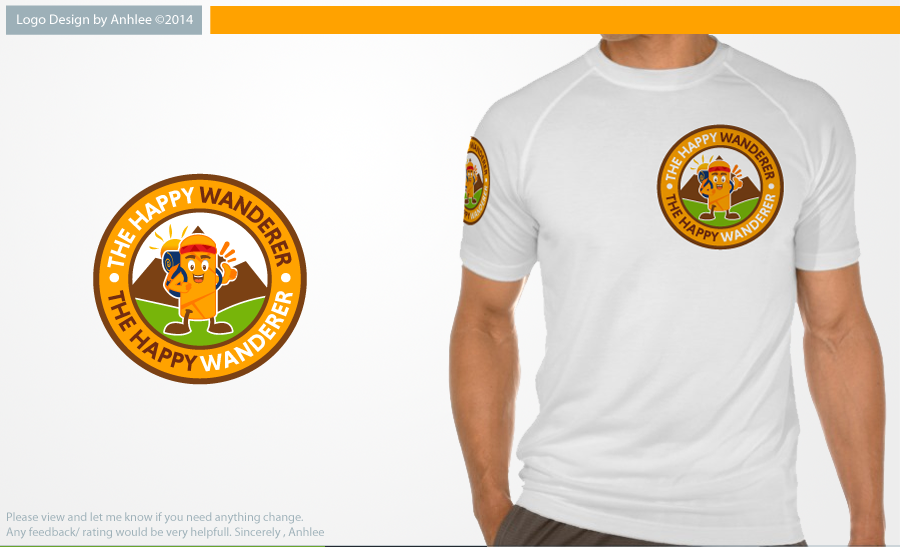 Logo Design by Anhlee for The Happy Wanderer | Design #3770012