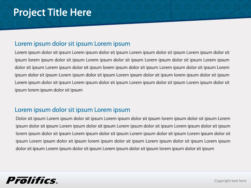 PowerPoint Design by Best Design Hub for Prolifics | Design #3747757