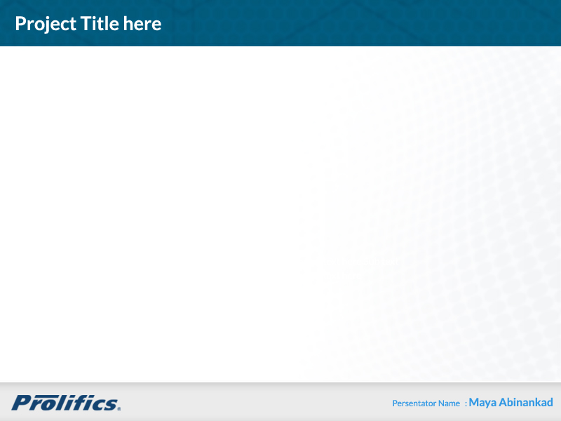 PowerPoint Design by Best Design Hub for Prolifics | Design #3748543