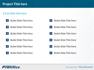 Design de PowerPoint par Best Design Hub pour Prolifics | Design : #3748636