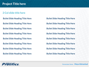 PowerPoint-Design von Best Design Hub für Prolifics | Design: #3748659