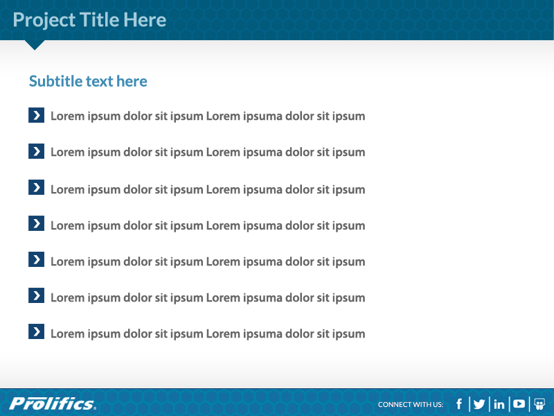 PowerPoint Design by Best Design Hub for Prolifics | Design #3749088
