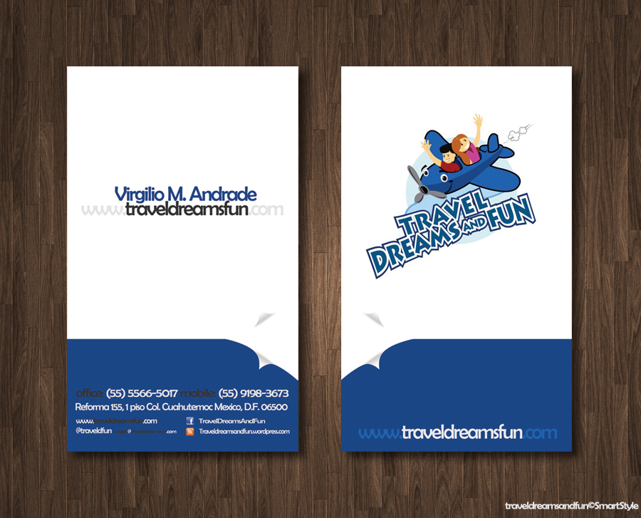 Business Card Design by SmartStyle for this project | Design #992359