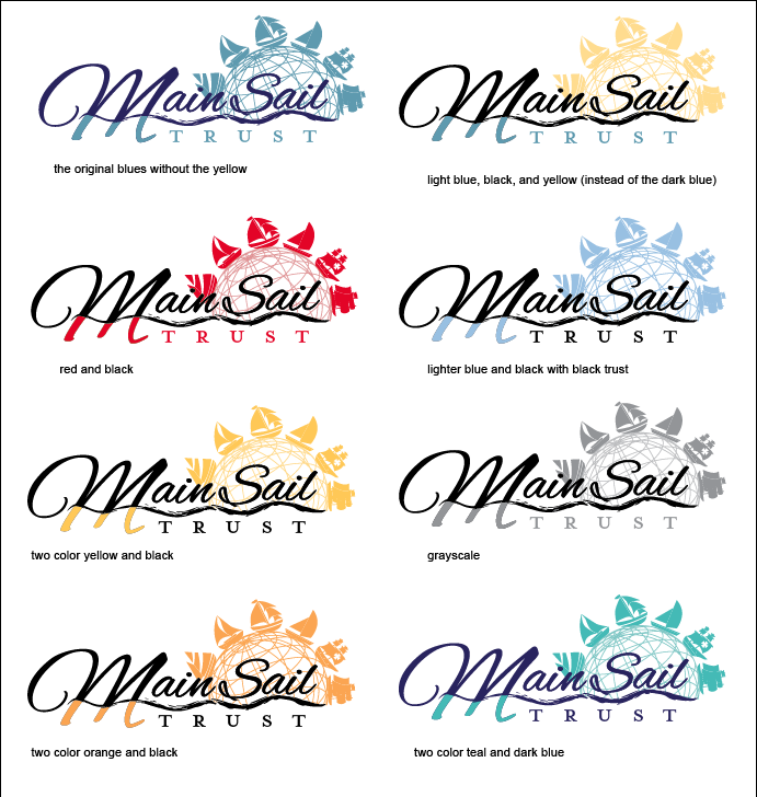 Logo Design by emilyrosehopper for Main Sail Trust | Design #987513