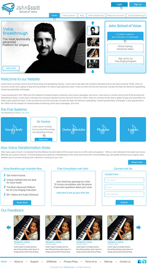 Web Design by Soft Queries for JDSVoice | Design: #3778007