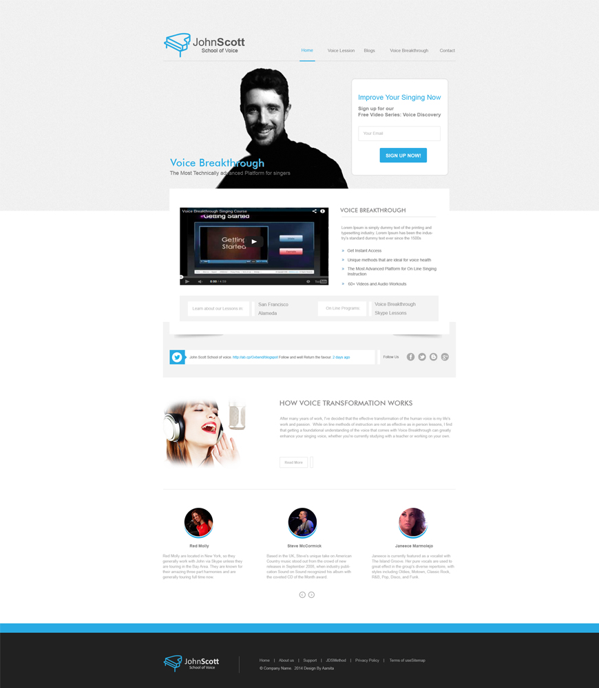 Web Design by aarsita for JDSVoice | Design #3784092