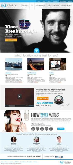 Web Design by DesignCreativity4you for JDSVoice | Design: #3821626