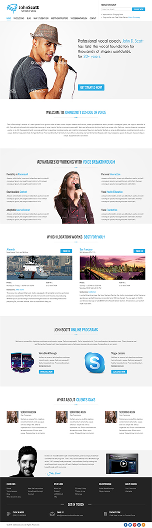 Web Design by RupalTechno for JDSVoice | Design: #3793614
