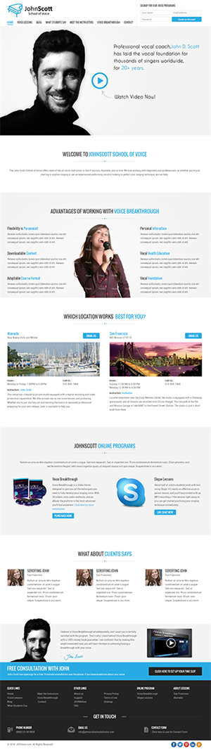 Web Design by RupalTechno for JDSVoice | Design #3804901