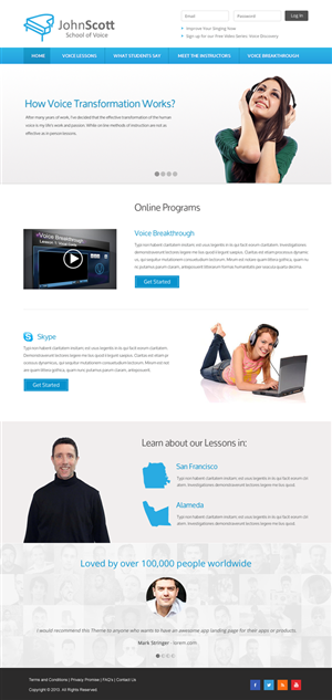 Web Design by Infinity Pix for JDSVoice | Design: #3787620