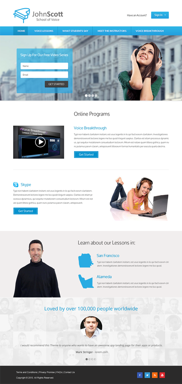 Web Design par Infinity Pix pour JDSVoice | Design #3814949
