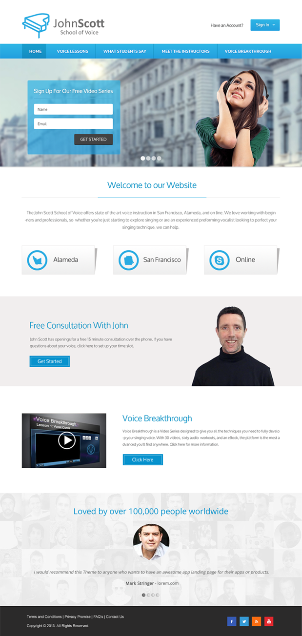 Web-Design von Infinity Pix für JDSVoice | Design #3816218