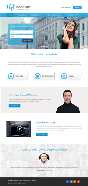 Web Design by Infinity Pix for JDSVoice | Design: #3816218
