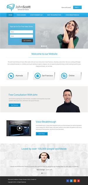 Web Design by Infinity Pix for JDSVoice | Design: #3816278