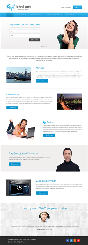 Web Design by Infinity Pix for JDSVoice | Design: #3818386