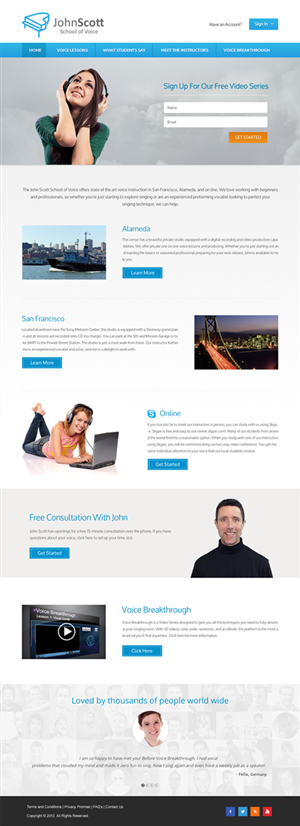 Web Design by Infinity Pix for JDSVoice | Design: #3832232