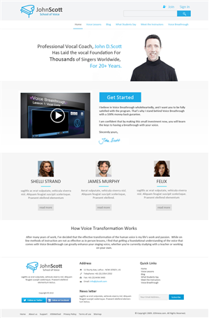 Web Design by cmyk.crowd for JDSVoice | Design #3747150