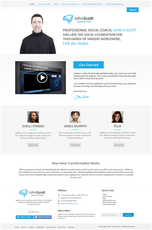 Web Design by cmyk.crowd for JDSVoice | Design: #3747164