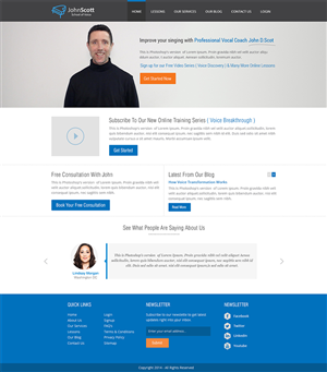 Web Design by MH Awan for JDSVoice | Design #3751556