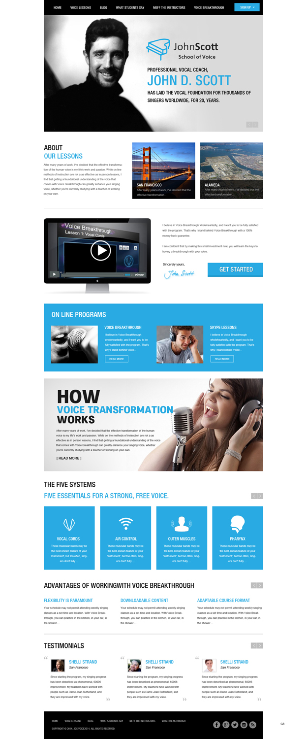 Web Design par pb pour JDSVoice | Design #3757090