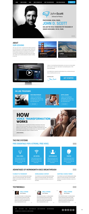 Web Design by pb for JDSVoice | Design: #3757090