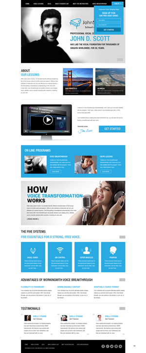 Web Design by pb for JDSVoice | Design: #3757091