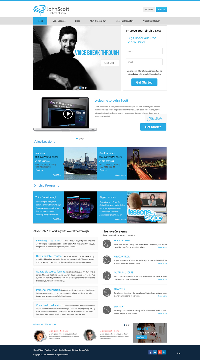 Web Design par pb pour JDSVoice | Design #3757094