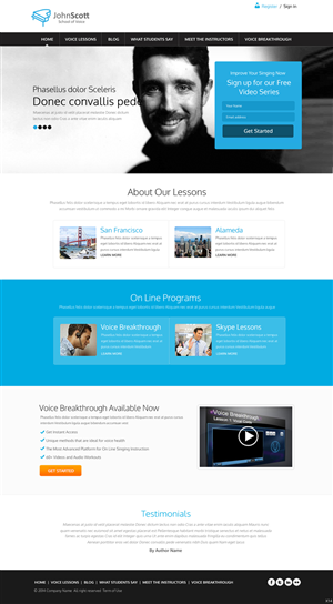 Web Design by pb for JDSVoice | Design: #3757099