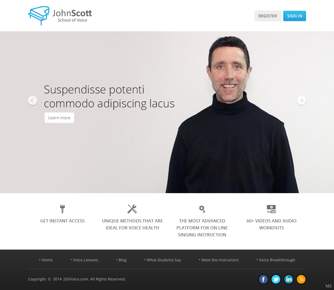 Web Design by pb for JDSVoice | Design #3763782