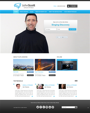 Web Design by pb for JDSVoice | Design #3776173