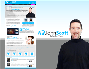 Web Design by Strawberry Girl for JDSVoice | Design: #3804823