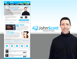 Web Design by Strawberry Girl for JDSVoice | Design: #3831945