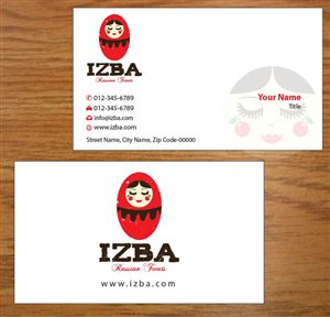 Business Card Design by Joy16589 for Izba | Design: #3781027