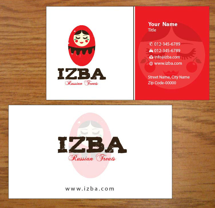 Design de Carte de Visite par Joy16589 pour Izba | Design #3781034