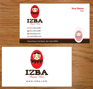 Business Card Design by Joy16589 for Izba | Design: #3781054