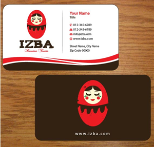 Business Card Design by Joy16589 for Izba | Design: #3781475