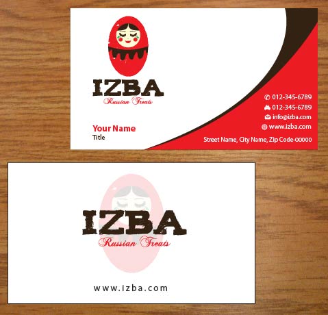 Business Card Design by Joy16589 for Izba | Design #3781479