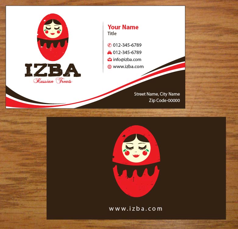 Business Card Design by Joy16589 for Izba | Design #3781486