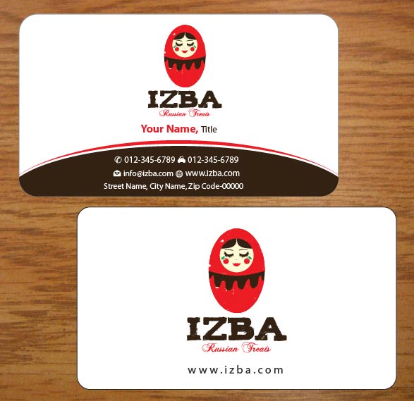 Diseño de Tarjeta de Presentación por Joy16589 para Izba | Diseño #3781532