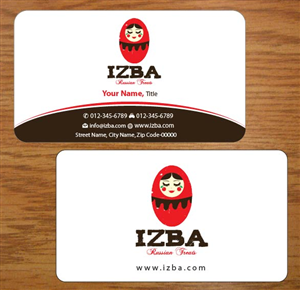 Business Card Design by Joy16589 for Izba | Design: #3781532