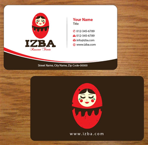 Business Card Design by Joy16589 for Izba | Design: #3781574