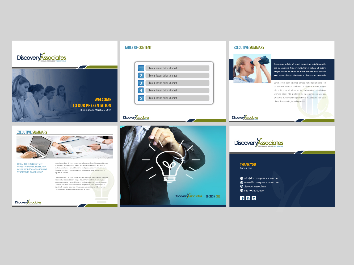 Design de PowerPoint par Nila pour Discovery Associates, LLC | Design #3779794